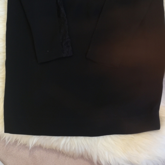 BCBGMaxAzaria Long Sleeve Midi Lace Dress - Picture 6 of 9